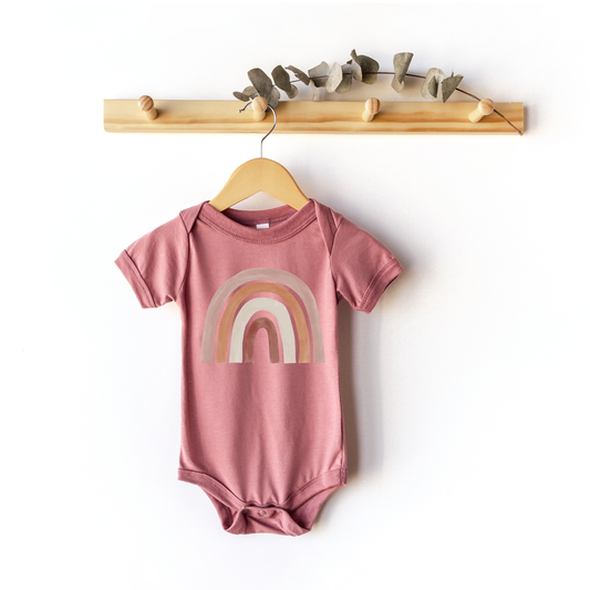 Mauve Rainbow Onesie