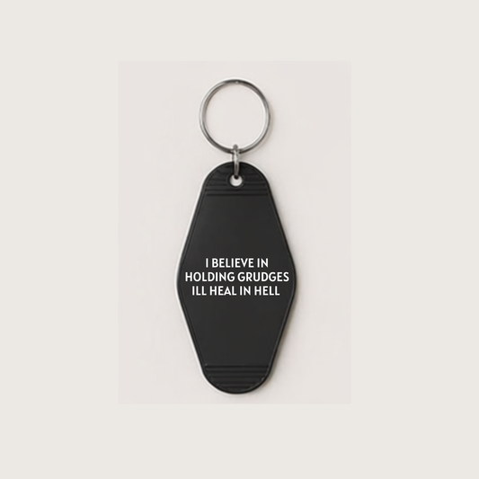 Holding Grudges Motel Keychain