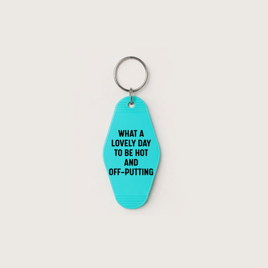Off-Putting Motel Keychain