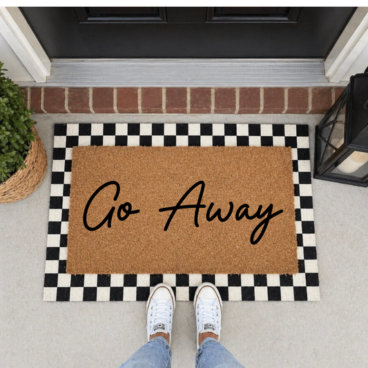 Go Away Door Mat
